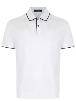 Поло из хлопка и шелка CUDGI