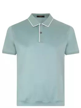 Поло из хлопка и шелка CUDGI