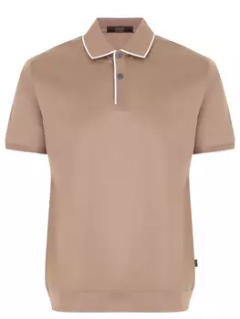 Поло из хлопка и шелка CUDGI