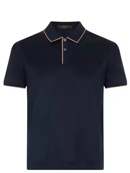 Поло из хлопка и шелка CUDGI