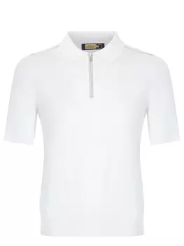 Поло из хлопка и шелка ZILLI