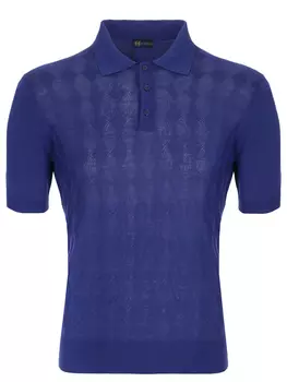 Поло из шелка и хлопка