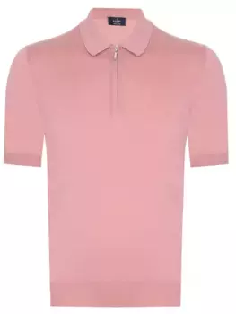 Поло из шелка и хлопка