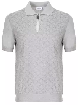 Поло из шелка и хлопка