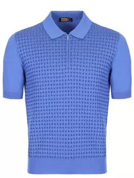 Поло из шелка и хлопка