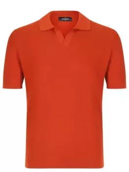 Поло из шелка и хлопка