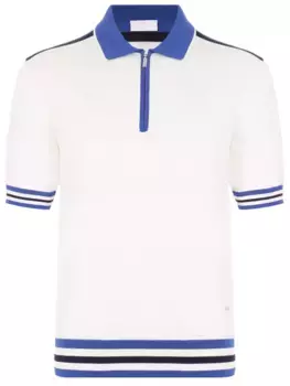 Поло из шелка и хлопка