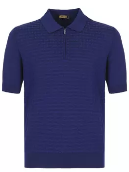 Поло из шелка и хлопка