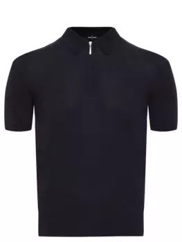 Поло из шелка и хлопка