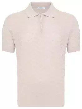 Поло из шелка и хлопка