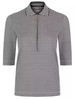 Поло из шелка и хлопка