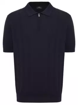 Поло из шелка и хлопка