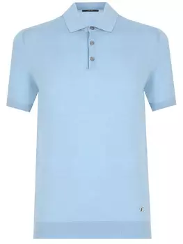 Поло из шелка и хлопка BML