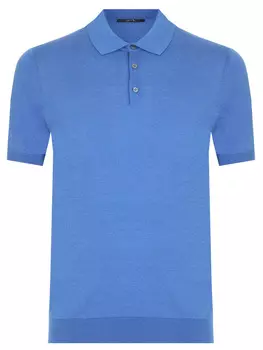 Поло из шелка и хлопка BML