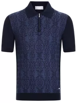 Поло из шелка и хлопка CASTANGIA