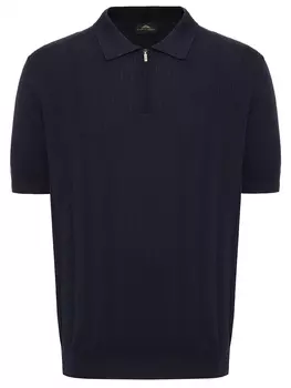 Поло из шелка и хлопка CASTANGIA