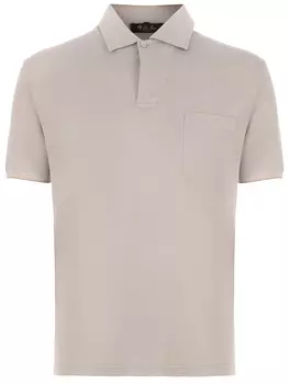 Поло из шелка и хлопка LORO PIANA