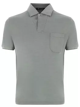 Поло из шелка и хлопка LORO PIANA