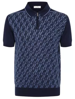 Поло из шелка и хлопка PANICALE