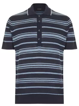 Поло из шелка и льна CORTIGIANI