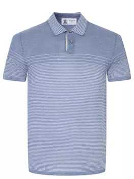 Поло из шелка и льна DALMINE