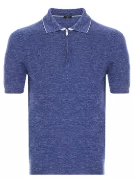 Поло из шелка и льна SVEVO