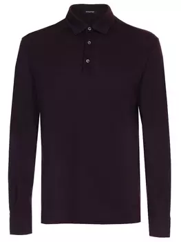 Поло из шерсти и хлопка