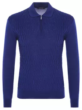 Поло из шерсти и шелка