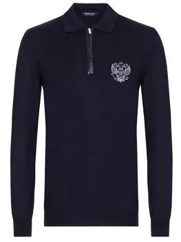 Поло из шерсти и шелка