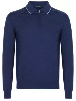 Поло из шерсти и шелка