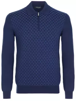 Поло из шерсти и шелка