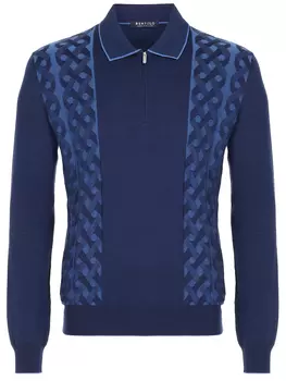 Поло из шерсти и шелка