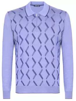 Поло из шерсти и шелка