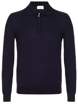 Поло из шерсти и шелка