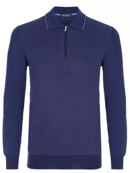 Поло из шерсти и шелка