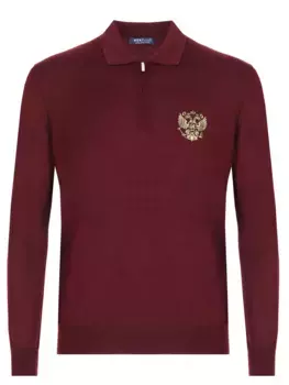 Поло из шерсти и шелка