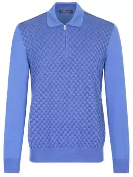 Поло из шерсти и шелка