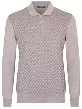 Поло из шерсти и шелка