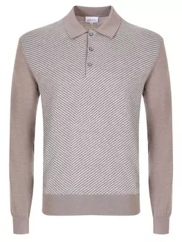 Поло из шерсти и шелка