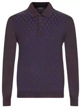 Поло из шерсти и шелка