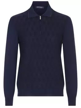 Поло из шерсти и шелка
