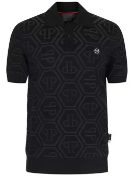 Поло из шерсти и шелка PHILIPP PLEIN