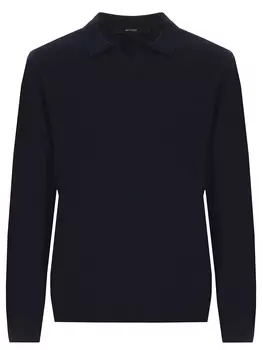 Поло из шерсти и шелка WINDSOR