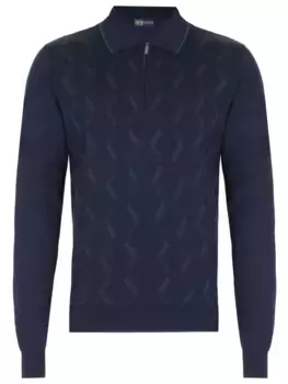 Поло из тенселя и шерсти