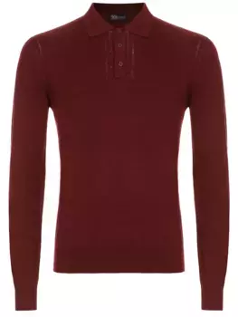 Поло из тенселя и шерсти