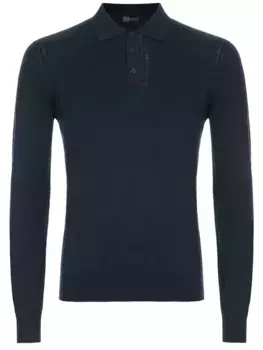 Поло из тенселя и шерсти