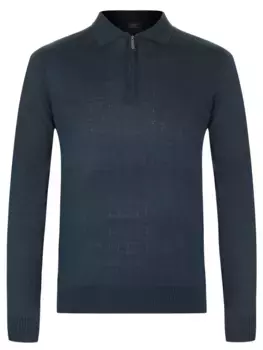 Поло из тенселя и шерсти