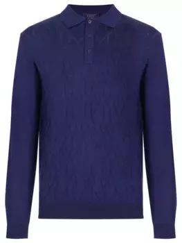 Поло из тенселя и шерсти