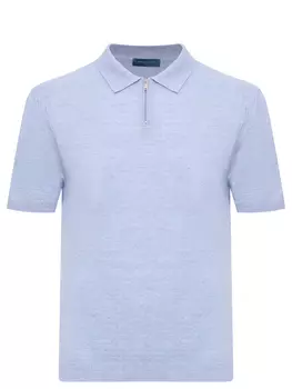 Поло изо льна и хлопка