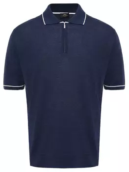 Поло изо льна и хлопка CASTANGIA